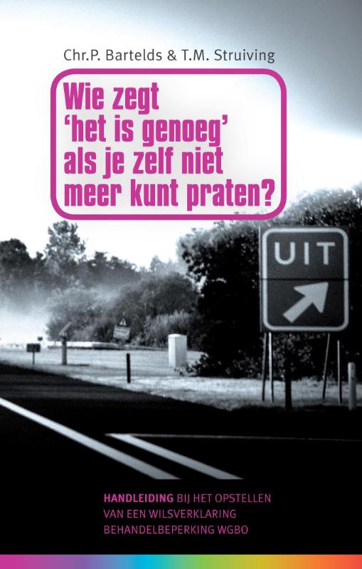 Omslag van Wie zegt 'het is genoeg?' als je zelf niet meer kunt praten?