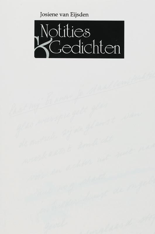 Omslag van Notities en gedichten