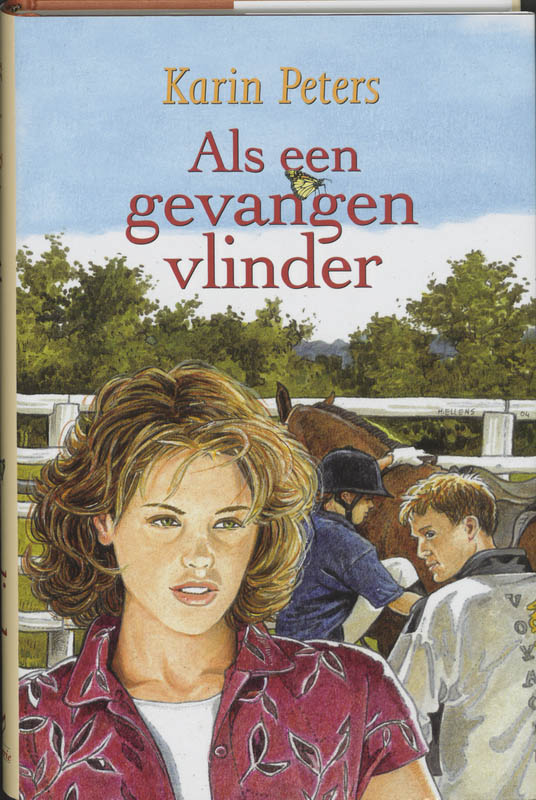 Omslag van Als een gevangen vlinder