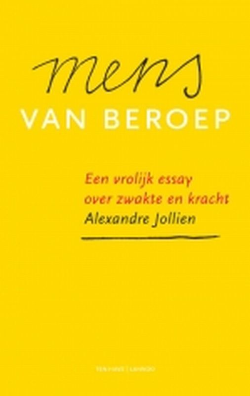 Omslag van Mens van beroep