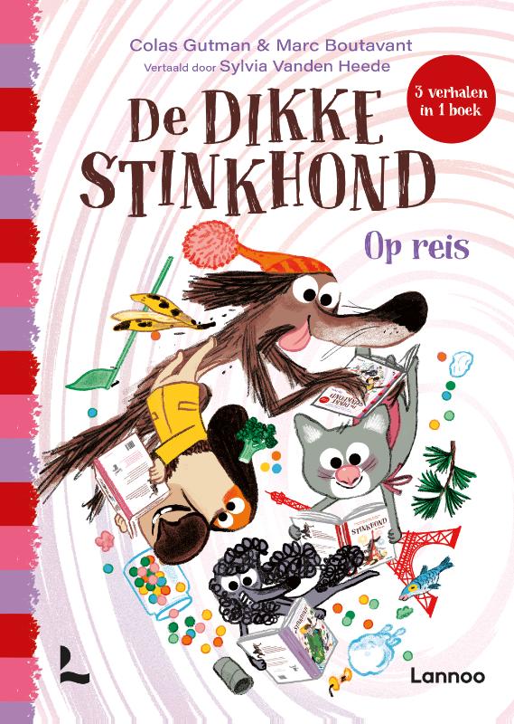 Omslag van De dikke Stinkhond - Op reis
