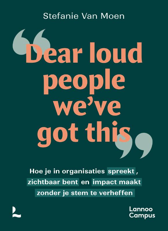 Omslag van Dear loud people we've got this