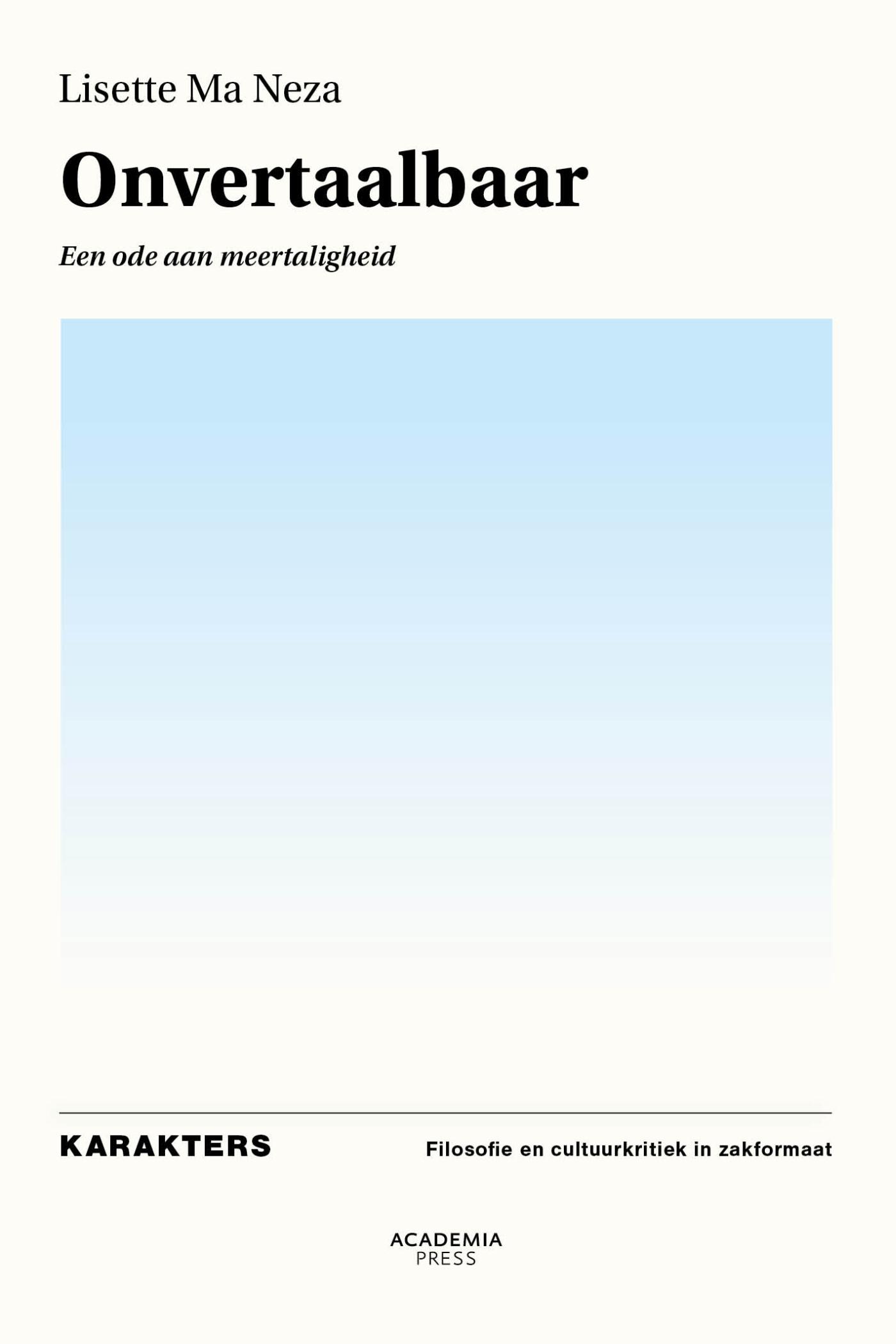 Omslag van Onvertaalbaar