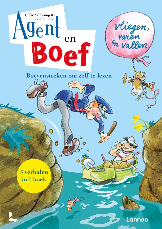 Omslag van Agent en Boef vliegen, varen en vallen