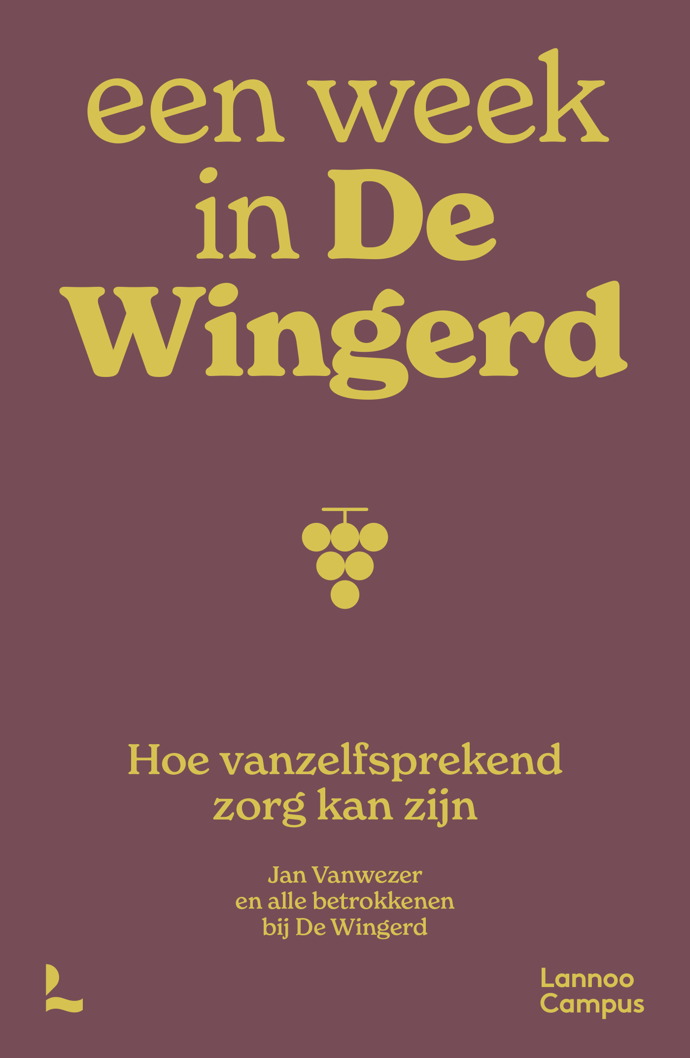 Omslag van Een week in De Wingerd