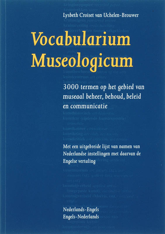 Omslag van Vocabularium Museologicum N-E/E-N