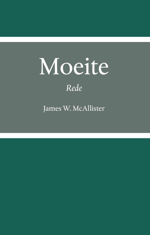 Omslag van Moeite