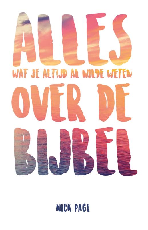 Omslag van Alles over de Bijbel