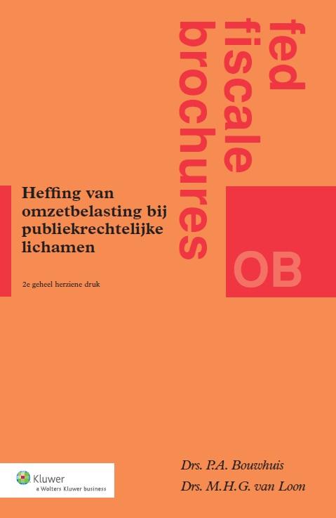 Omslag van Heffing van omzetbelasting bij publiekrechtelijke lichamen