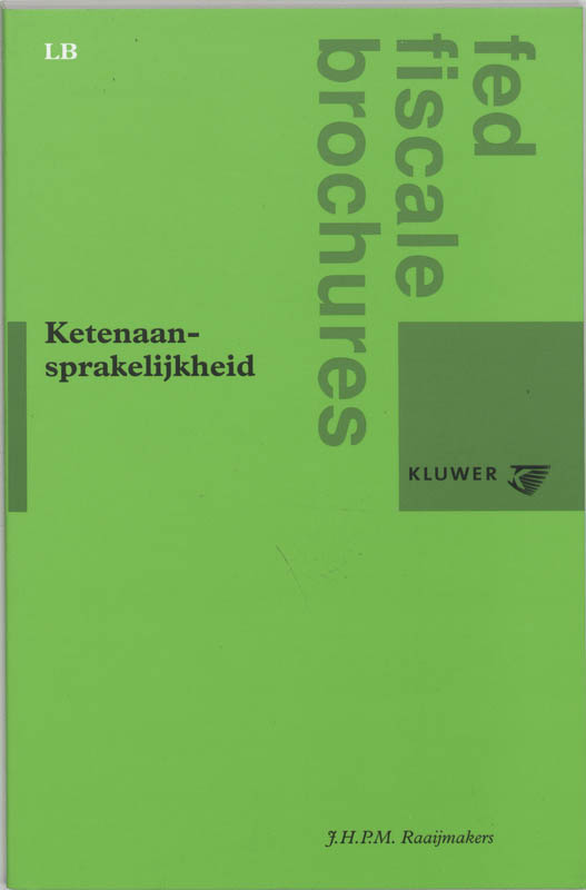 Omslag van Ketenaansprakelijkheid