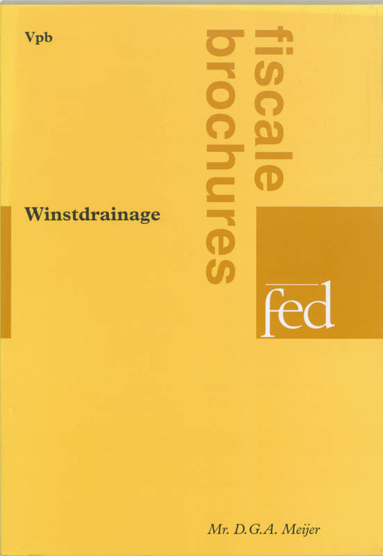 Omslag van Winstdrainage