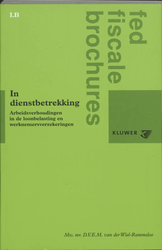 Omslag van In dienstbetrekking