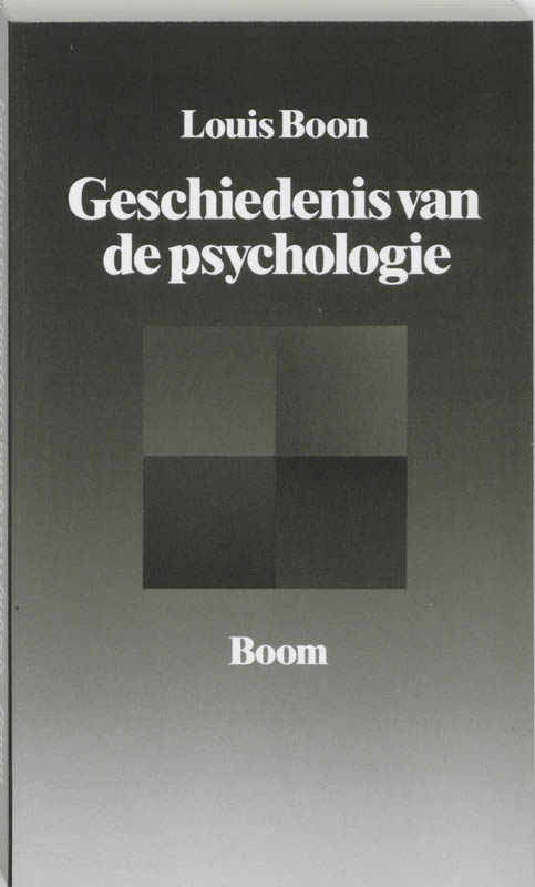 Omslag van Geschiedenis van de psychologie