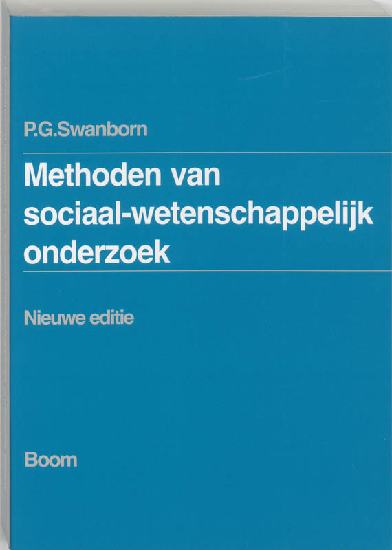 Omslag van Methoden van sociaal-wetenschappelijk onderzoek