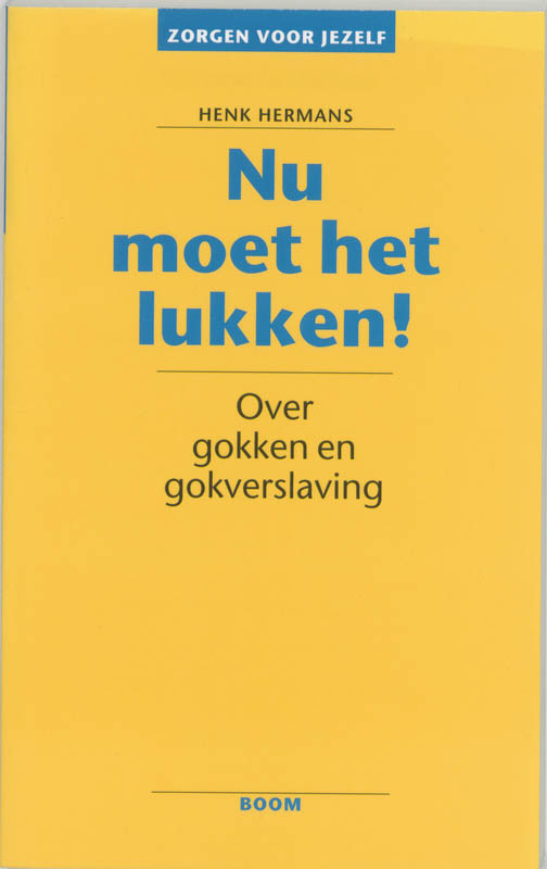 Omslag van Nu moet het lukken