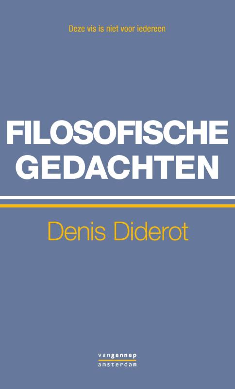 Omslag van Filosofische gedachten