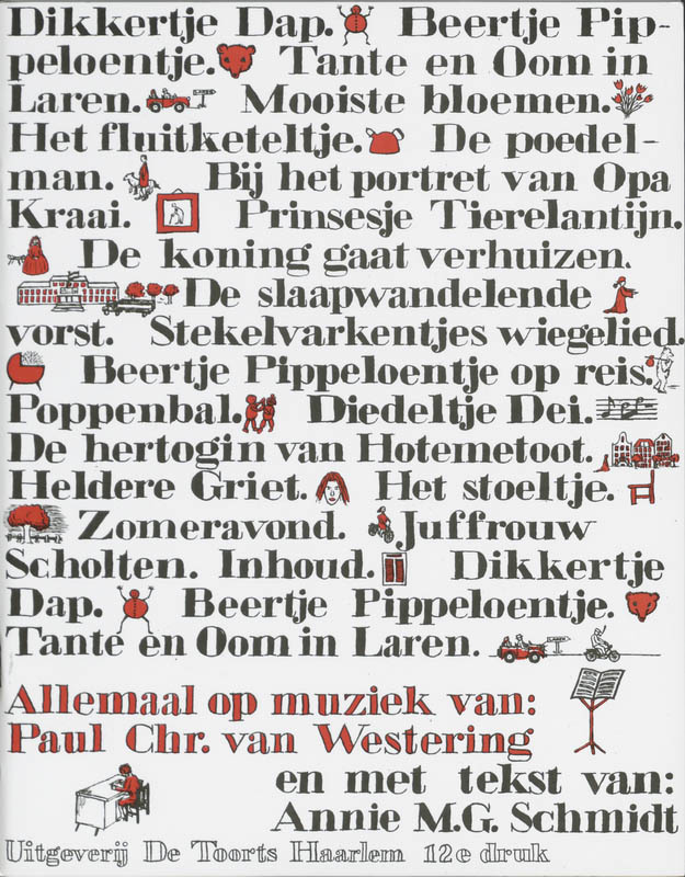Omslag van Dikkertje Dap en 18 andere liedjes