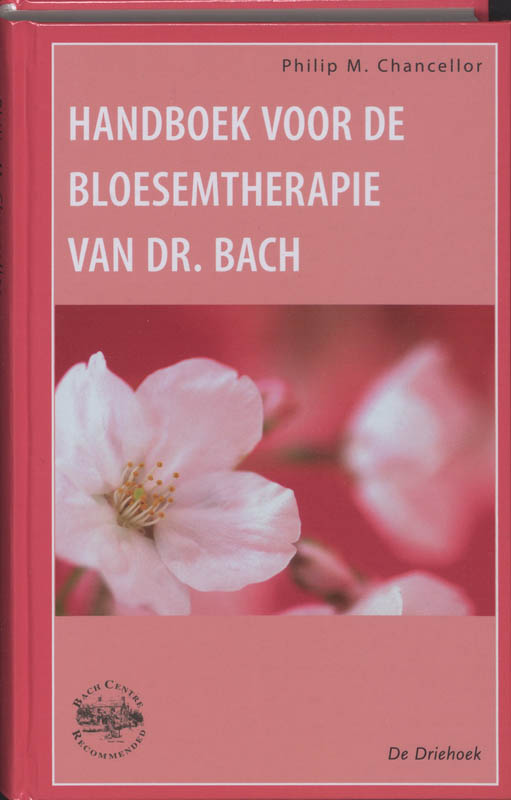 Omslag van Handboek voor de bloesemtherapie van dr. Bach