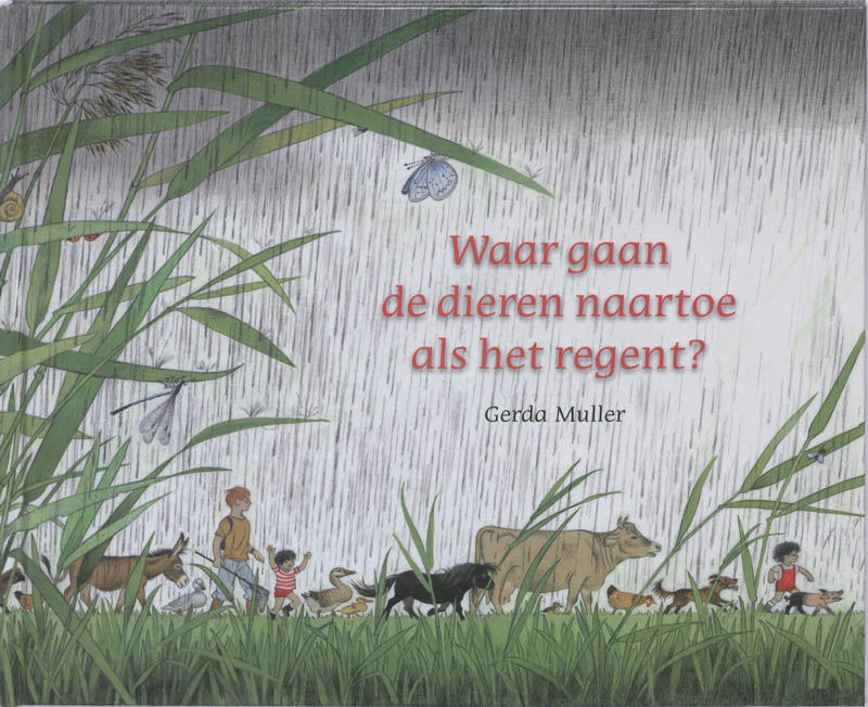 Omslag van Waar gaan de dieren naartoe als het regent?