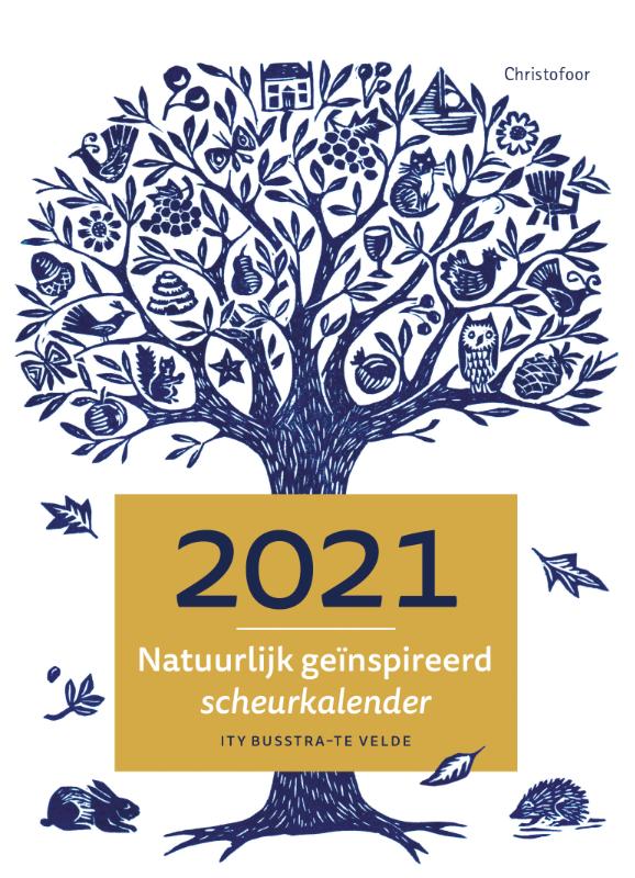 Omslag van Natuurlijk geïnspireerd scheurkalender 2021