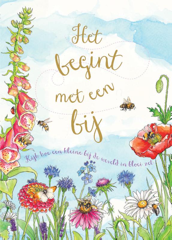 Omslag van Het begint met een bij