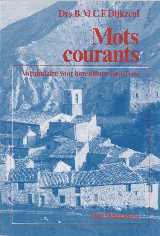 Omslag van Mots courants