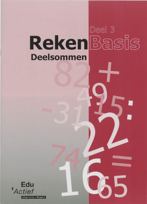 Omslag van 3 Deelsommen