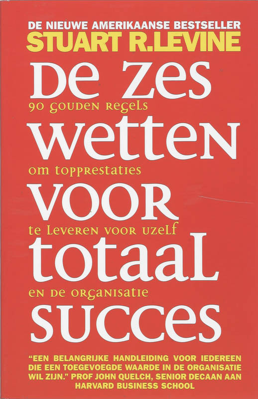 Omslag van De zes wetten voor totaal succes