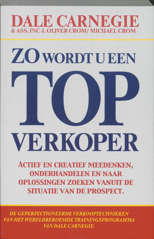Omslag van Zo wordt u een topverkoper
