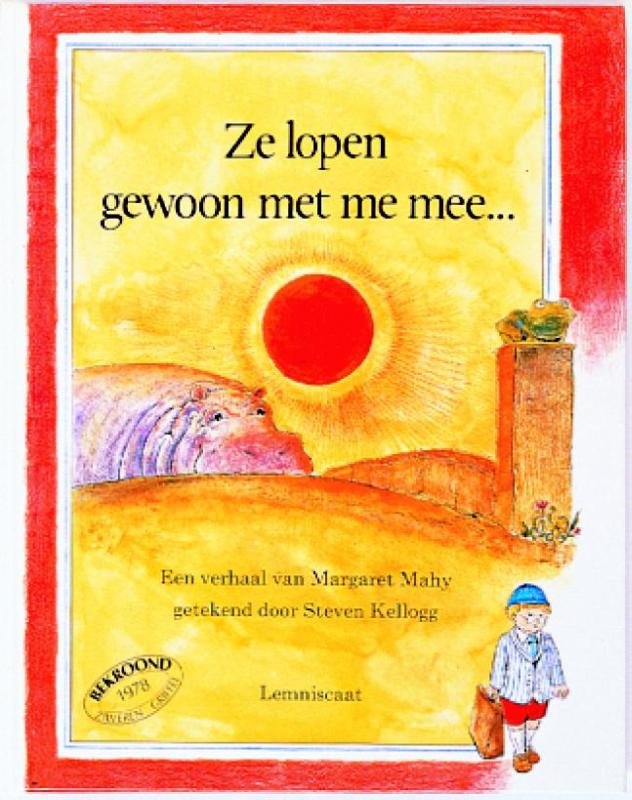 Omslag van Ze lopen gewoon met me mee...