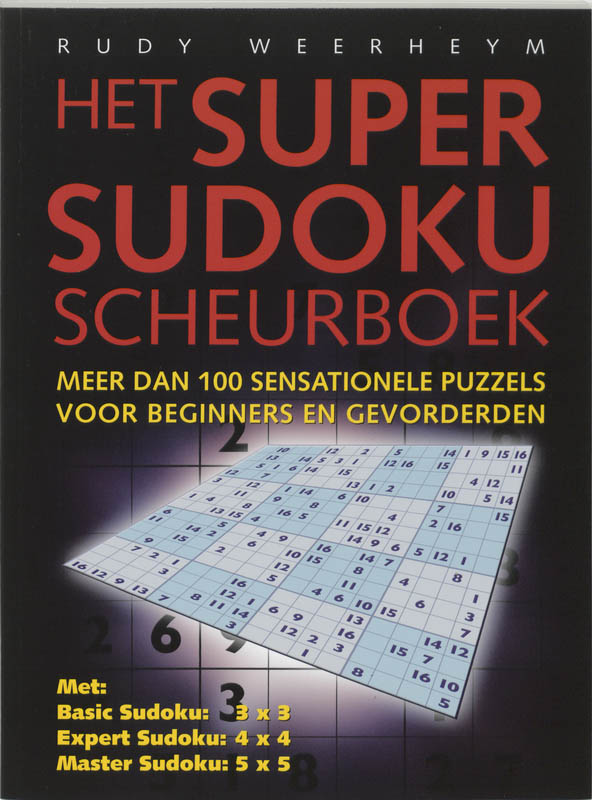 Omslag van Het Super Sudoku Scheurboek