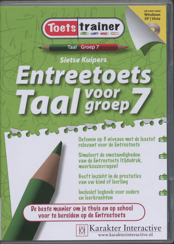 Omslag van Entreetoets Taal voor groep 7