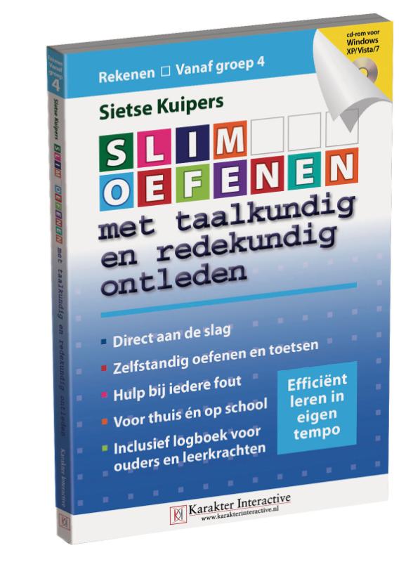 Omslag van Slim oefenen met taalkundig en redekundig ontleden