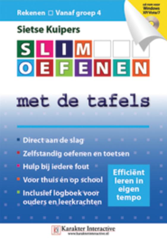 Omslag van SLIM OEFENEN met de tafels