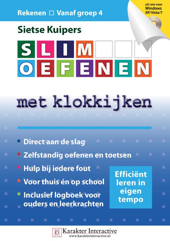 Omslag van SLIM OEFENEN met klokkijken