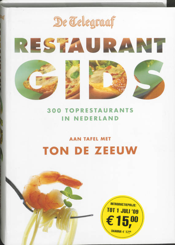 Omslag van De Telegraaf Restaurantgids