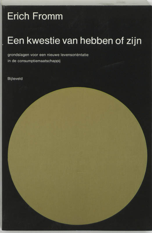 Omslag van Een kwestie van hebben of zijn
