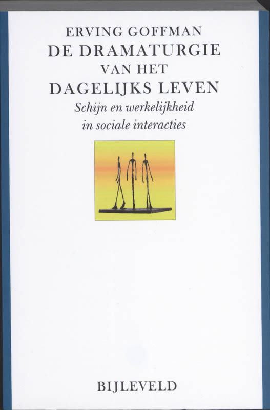 Omslag van De dramaturgie van het dagelijks leven