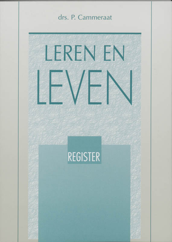 Omslag van Register en literatuur