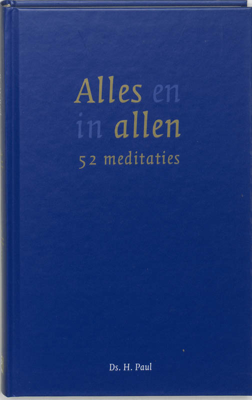 Omslag van Alles en in allen