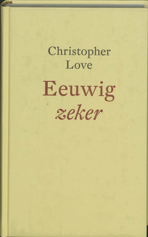 Omslag van Eeuwig zeker