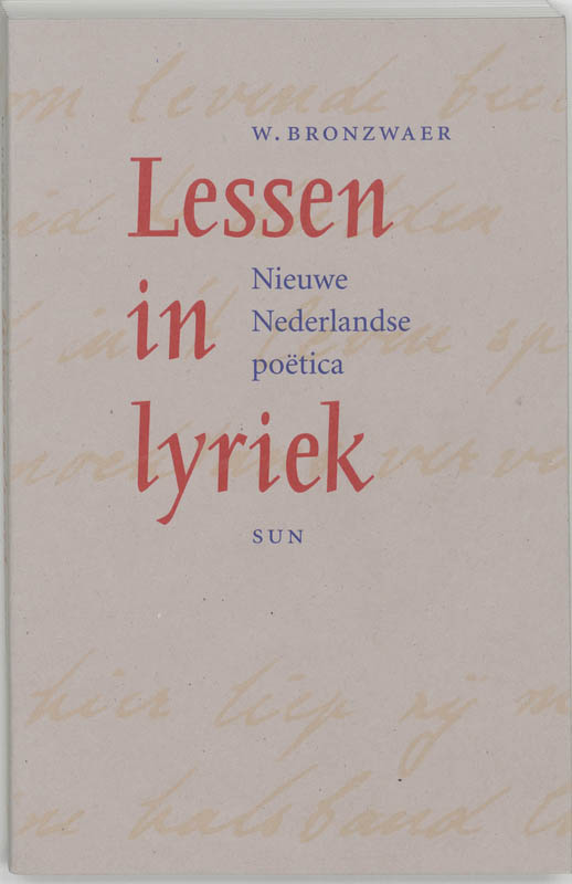 Omslag van Lessen in lyriek