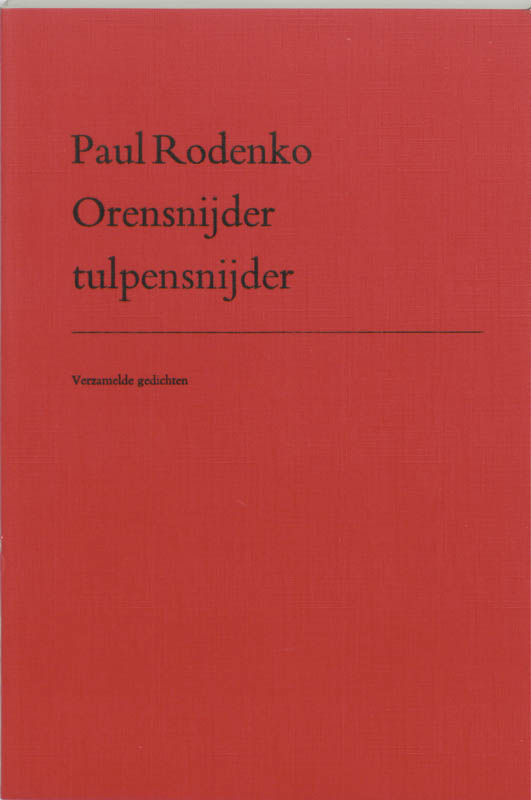 Omslag van Orensnijder tulpensnijder