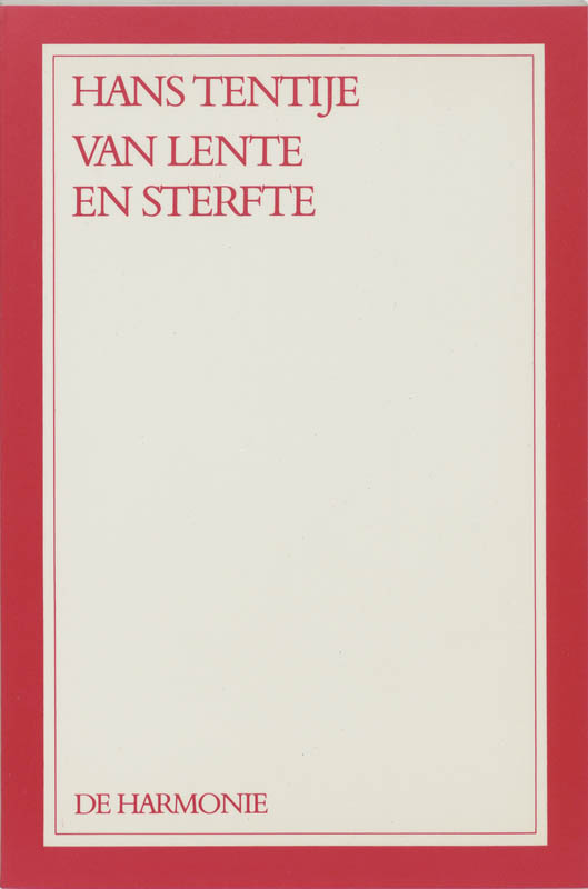 Omslag van Van lente en sterfte
