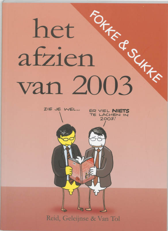Omslag van Het afzien van 2003