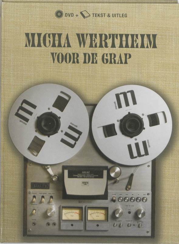 Omslag van Micha Wertheim voor de grap