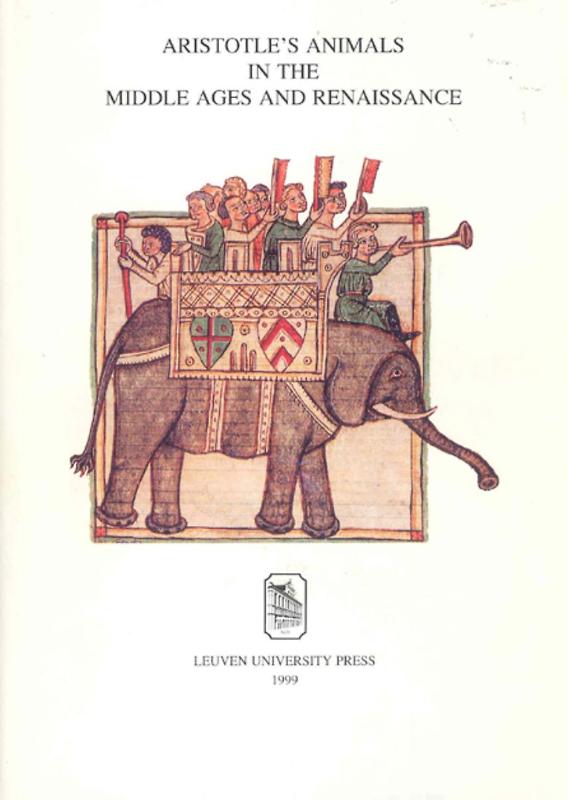 Omslag van Aristotle's Animals in the Middle Ages and Renaissance