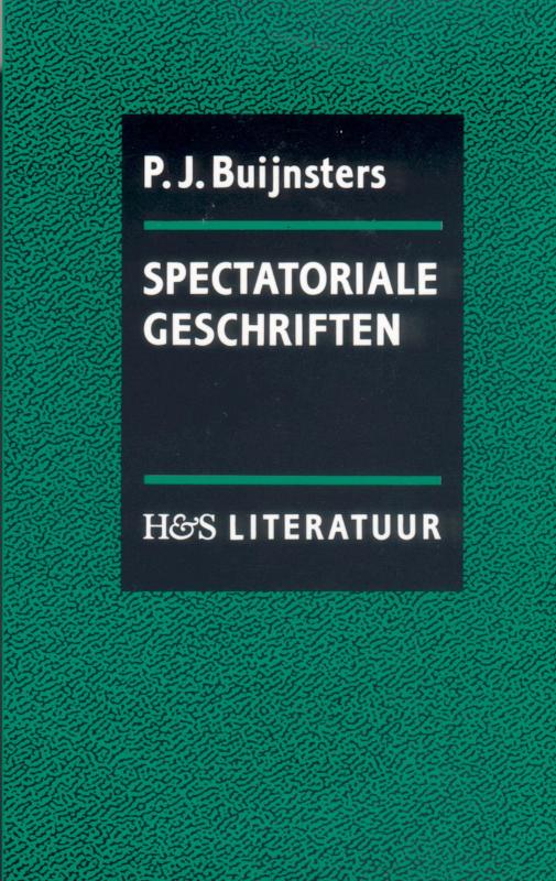 Omslag van Spectatoriale geschriften