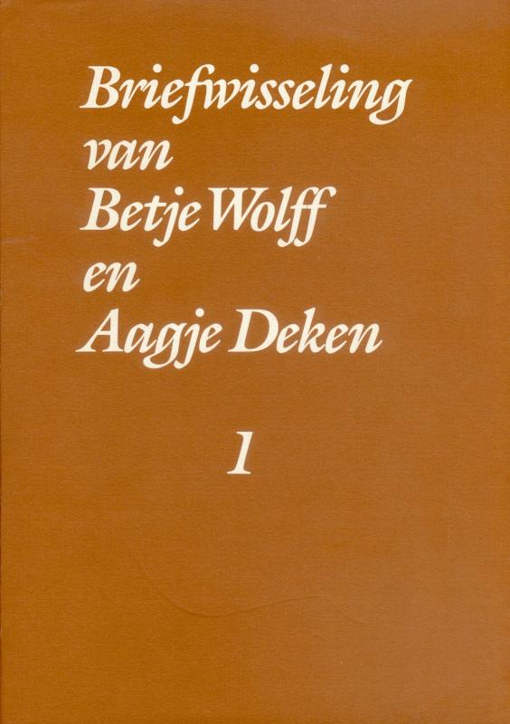 Omslag van Briefwisseling betje wolff aagje deken cp