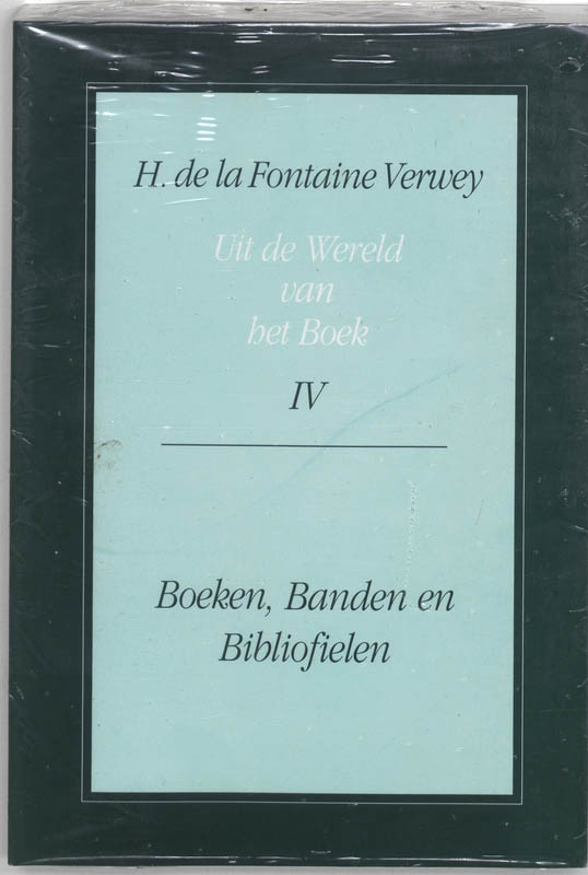 Omslag van IV Boeken, banden en bibliofielen